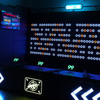 Jeu de tir au laser mural LED avec notation automatique, équipement de compétition d'équipe pour salle de jeux intérieure, machine interactive directe d'usine