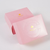 Boîte pliante en papier kraft biodégradable personnalisée pour gâteaux, cupcakes, pain, chewing-gum avec fenêtre