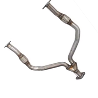 Auspuff-Y-Rohr für Infiniti G35 G37 FX35 FX37 VQ35DE VQ37VHR Motor Edelstahl Hochdurchsatz-Resonatorrohr 2003-2015