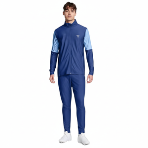 Conjunto de chándal deportivo de moda para hombre, chándal con cremallera elegante, perfecto para entrenamiento y ropa informal - Product Image 1