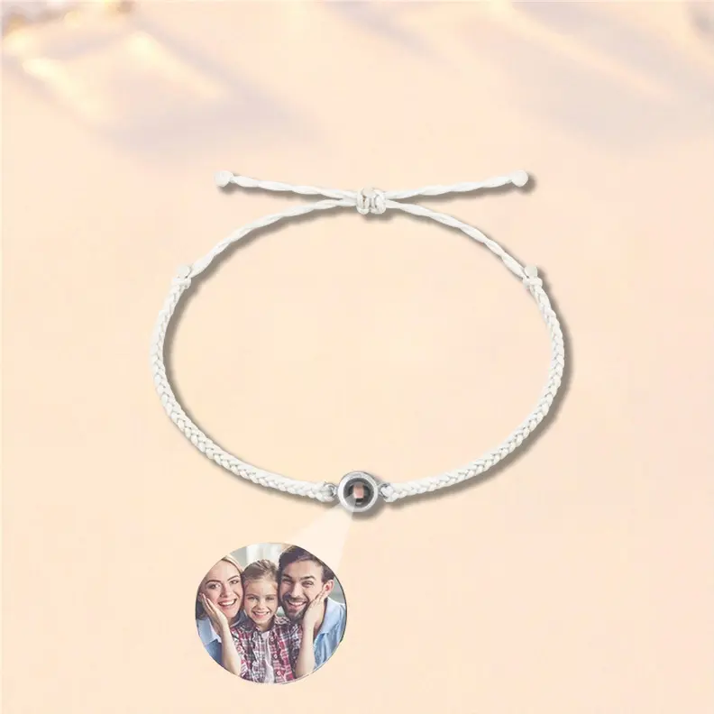 Duoying OEM Personalized Photo Bracelet Custom Projection Bracelets New Custom Braided Bracelet