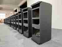 Système de sonorisation professionnel extérieur LASE L-55A 12 pouces 3 voies avec deux haut-parleurs de 12 pouces 1000W RMS - Vente flash
