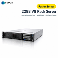 Server Rak 2U 2-way FusionServer 2288 V8 Terbaru Mendukung Prosesor Intel Xeon Scalable Ganda, Server Komputasi Berkinerja Tinggi