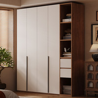 Armoire coulissante en bambou style vintage pour chambre à coucher, idéale petit appartement, nouvelle collection 2024, vente chaude, meuble de rangement profond en bois massif