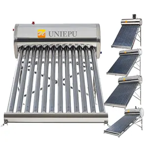 Miglior magazzino in acciaio inox serbatoio ad alta efficienza 200 litro tetto superiore senza pressione riscaldatore di acqua solare
