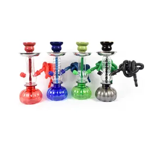 Wholesale Disposable Small Shisha Portable Hookah Set With Mini Pumpkin Vase Ceramic Bowl Accessories