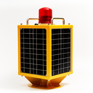 Luz de Obstrucción para Turbinas Eólicas, Funcionamiento del Anochecer al Amanecer y Fotocélula Automática, Luz de Aviación Solar Roja de Baja Intensidad FAA L810 - Product Image 2