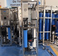 Système de purification d'eau par osmose inverse industriel haute performance 500 LPH, machine de production d'eau pure