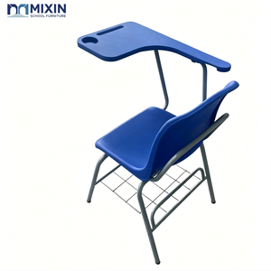 Silla de Entrenamiento Plegable Moderna y Resistente con Tablero de Escritura, Diseño Ecológico de PP para Uso en el Aula y la Escuela - Product Image 4