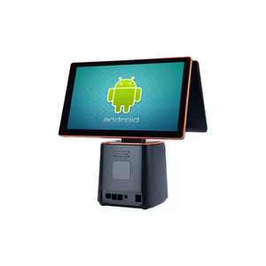 Système de point de vente Android tout-en-un le plus récent, 2 Go de RAM/32 Go de SSD, écran tactile double tactile à 10 points, écran client pour la restauration et la vente au détail - Product Image 3