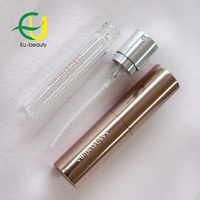 Atomiseur de luxe coloré cosmétique de qualité supérieure, rechargeable, vaporisateur de parfum de voyage vide, flacon testeur, vente en gros de 5ml