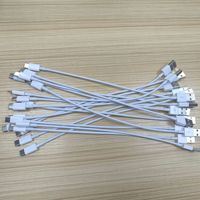 Cable USB Tipo C Corto de 0.25m (25cm) a Precio de Fábrica, Cable de Carga Rápida de Datos USB a C para Teléfono Inteligente, Tableta y Banco de Energía