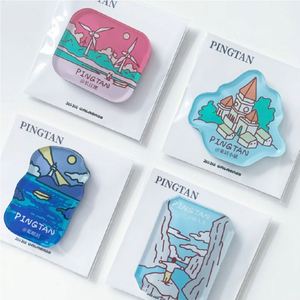 Aimants de réfrigérateur personnalisables en acrylique, style rétro, imperméables - Product Image 1