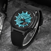 Relogio Masculino SKMEI 2091 Synchrone Anzeige Analog-Digital Wasserdichte Weltzeituhr Alarm Multifunktionsuhr