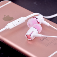 WITNUT Earphone Berkabel Headset Headphone 3.5Mm Dengan Mikrofon untuk Ponsel
