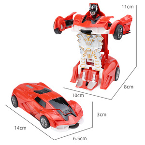Juguetes de <span class=keywords><strong>coche</strong></span> <span class=keywords><strong>robot</strong></span> para niños, 2 en 1, <span class=keywords><strong>coche</strong></span> <span class=keywords><strong>robot</strong></span> de acción, modelo transformable por colisión, vehículo deformable, regalo para niños - Product Image 6