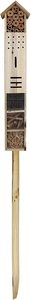 Long <strong>Insect</strong> Hotel with Ground Spike 79 cm Wooden <strong>Nesting</strong> Aid for Bees Ladybird Butterfly <strong>Nesting</strong> Box <strong>Insects</strong> with stake - Product Image 3