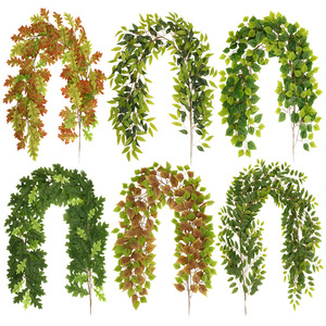 Guirnalda de vegetación artificial de 100cm-200cm para decoración de chimeneas y bodas - Product Image 4
