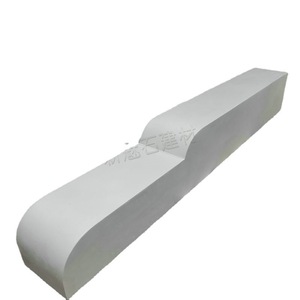 Nouvelle table de jardin en pierre magique UHPCGRC blanche personnalisée pour aménagement paysager - Product Image 5