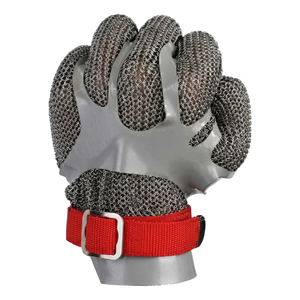 Gants anti-coupure et antidérapants en acier inoxydable avec texture croisée - Product Image 1
