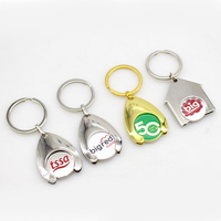 Cadeau promotionnel personnalisé votre marque Logo impression métal émail souple étanche supermarché panier puce chariot jeton pièce
