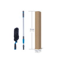 Masthome Fournitures de nettoyage pour la maison, plumeau flexible en chenille incurvé, plumeau de nettoyage pour voiture, plumeau en microfibre