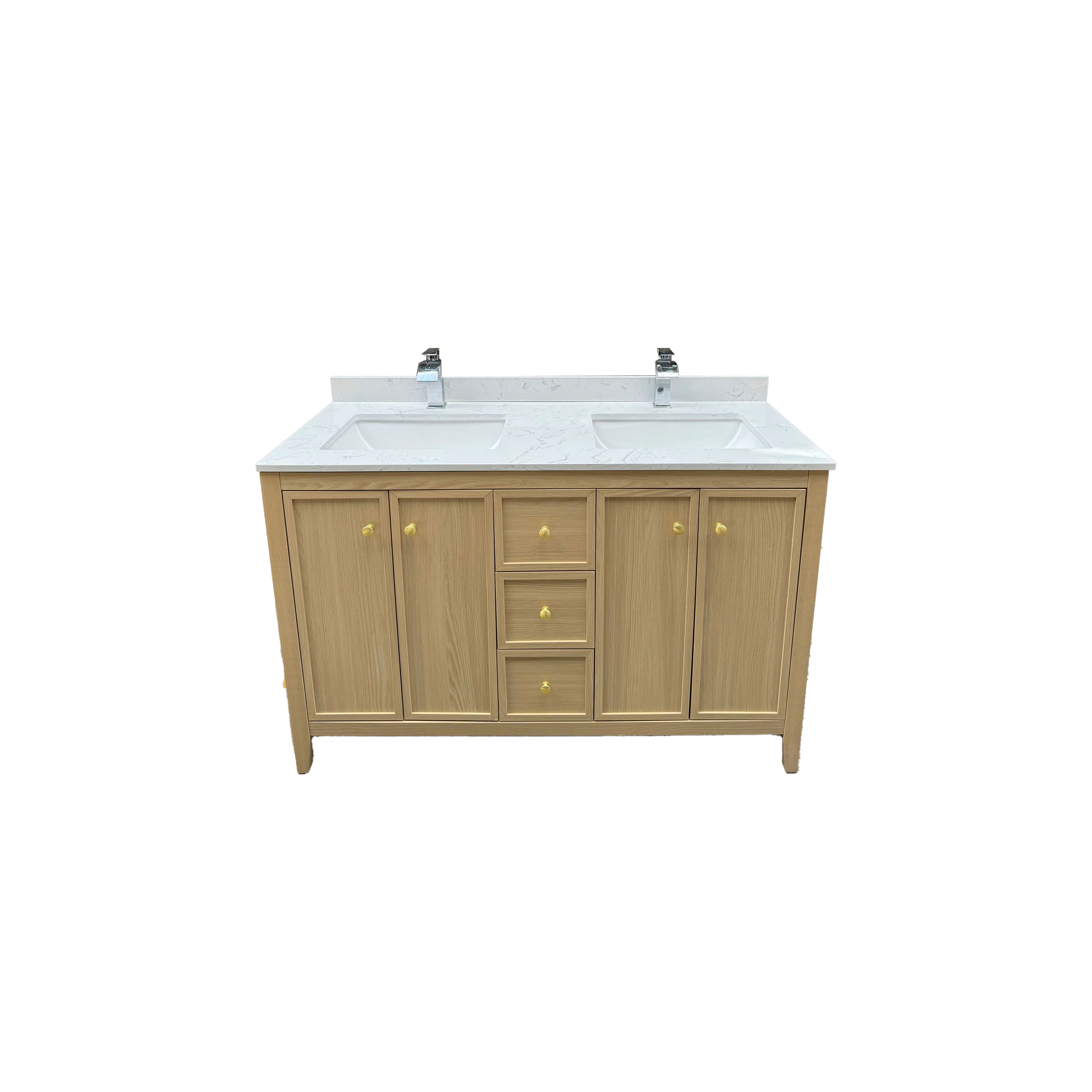 Light wood grain color and white