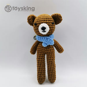 Oso de Peluche de Ganchillo de Patas Largas - Juguete de Peluche Relajante para Bebés Recién Nacidos, Compañero Sensorial para Abrazar de 0 a 12 Meses - Product Image 5