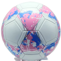 Ballons de football en cuir PU thermocollé, cousus à la machine, écologiques, légers, avec logo personnalisé, vente en gros