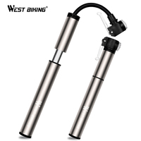 Pompe à air électrique portable WEST BIKING pour mini-vélo, mini-pompe à pneus 120 PSI pour vélo