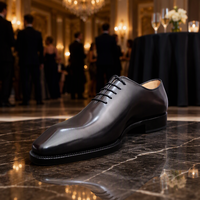 Chaussures Oxford pour hommes personnalisables, à lacets, avec couture Blake Goodyear, en cuir de veau véritable, confortables, pour le bureau et les tenues habillées, vente en gros