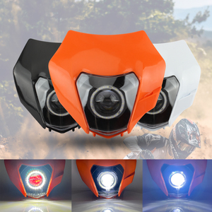Pour KTM EXC LED plaque de phare Moto carénage Supermoto Motocross accessoires pour <span class=keywords><strong>SX</strong></span> Duke <span class=keywords><strong>125</strong></span> 250 300 450 Dirt Bike <span class=keywords><strong>Enduro</strong></span> - Product Image 2