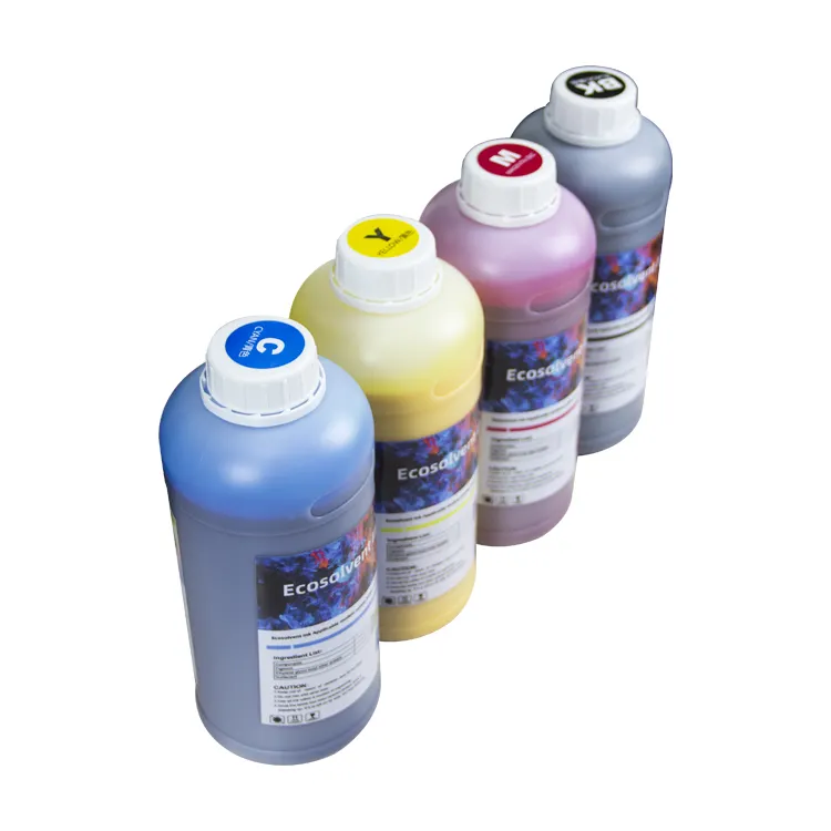 Eco-friendly waterproof eco solvent printer ink eco solvent ink water based ecosolvent ink for epson et15000/xp600/i3200