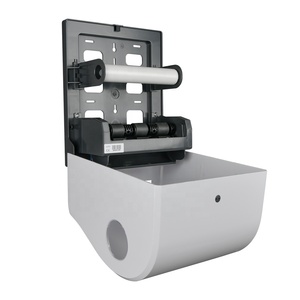 현대 잠글 수있는 벽걸이 형 대용량 자동 롤 타월 종이 디스펜서 티슈 페이퍼 홀더 주방 사무실 호텔 공용 - Product Image 5