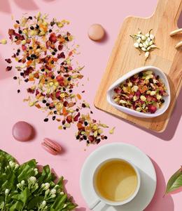 Té de Hierbas Mixtas Chinas, Té de Flores de Jazmín, Osmanthus y Rosa, Mezcla de Frutas de Piña y Papaya, Té Detox para la Belleza - Product Image 3