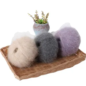 Alpaca And Wool Hand Knitted Yarn China Whoesale