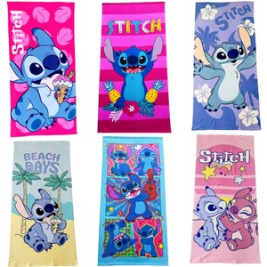 Sợi nhỏ thấm khăn bãi biển với in kỹ thuật số đơn giản để sử dụng nhà cho mùa hè & phim hoạt hình - Product Image 1