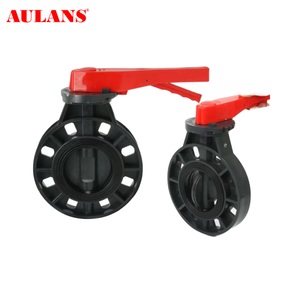 صمام فراشة من البولي فينيل كلوريد للري الزراعي، صمام فراشة عالي الجودة بمقبض من الفولاذ المقاوم للصدأ مقاس 4 بوصات - Product Image 2