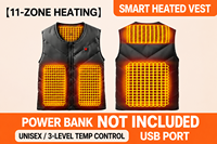 Gilet chauffant électrique d'hiver pour adultes, rechargeable, résistant à l'eau, sans manches, en tissu polyester Oxford, vêtements chauds