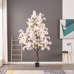 Cây <span class=keywords><strong>bonsai</strong></span> nhân tạo Nhật Bản sakura hoa anh đào lụa hoa cây 1.2m trong cây cảnh cho trong nhà ngoài trời trang trí đám cưới 1.6m - Product Image 3