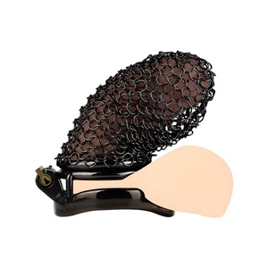 FRRK Metal Chastity Device with Hollow Mesh <b>for</b> Penis Locked in Lust Cock Cage Loose Chastity Device Adult Erotic <b>Toys</b> <b>for</b> <b>Men</b> - Product Image 5