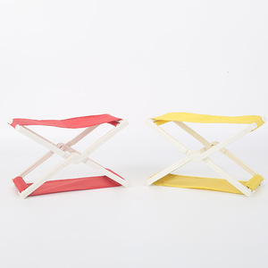 Nouvelle <span class=keywords><strong>chaise</strong></span> <span class=keywords><strong>en</strong></span> toile Portable d'oreiller de plage pliante extérieure pour la pêche et le Camping petit tabouret Portable tabouret de Camping triangulaire - Product Image 5