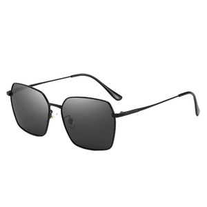 <b>Square</b> <b>Sunglasses</b> Full Rim Polarized UV400 Unisex Fashion Outdoor Metal Frame Glasses Case - Product Image 5