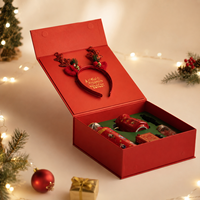 Fabricante de Cajas de Regalo Rígidas Estilo Libro Navideño Personalizadas para Empaques de Lujo para Días Festivos, Exhibiciones Minoristas y Regalos Corporativos