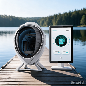 เครื่องวิเคราะห์ผิวหน้าด้วย AI <span class=keywords><strong>10</strong></span> สเปกตรัม กล้อง 38MP อุปกรณ์ตรวจจับสภาพผิว หน้าจอสัมผัสขนาด 15.6 และ 21.5 นิ้ว สำหรับร้านเสริมสวยและสปา - Product Image 1