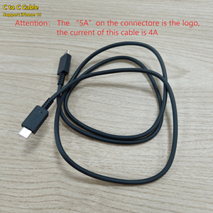 Cable de Datos Móvil USB C a C de 35W, Blanco, TPE, 1m, para Acupuntor, iPhone 15, iPad Mini, Cargador para Equipo Médico - Product Image 2