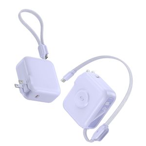 พาวเวอร์แบงค์พกพา 10000mAh พร้อมสายในตัว หน้าจอดิจิตอล ชาร์จเร็ว สำหรับ Iwatch และอุปกรณ์ต่างๆ - Product Image 4