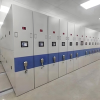 Étagères en métal à cadre dense, mobiles et réglables, compactes et intelligentes, pour le stockage de documents de bureau à usage intensif, bibliothèque en acier mobile, banque scolaire