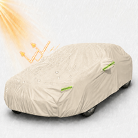 Housse de protection UV KXF pour berline et SUV, anti-poussière, imperméable, résistante aux rayures, en Oxford 150D beige, fabrication de qualité