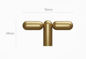 2026 New Product Brass Modern Minimalist Brushed Surface-Mounted Furniture Handle for Drawers Wine Cabinets Kitchen - Product Image 3